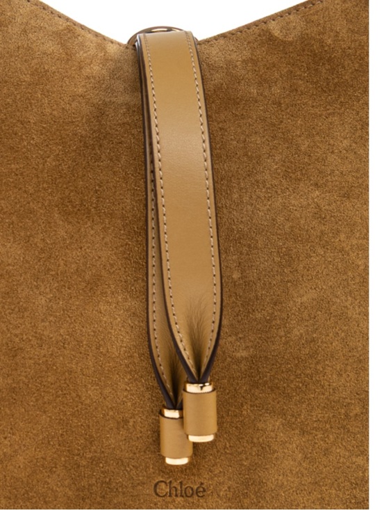 CHLOE Marcie Hobo small suede leather shoulder bag - Picture 5 of 6